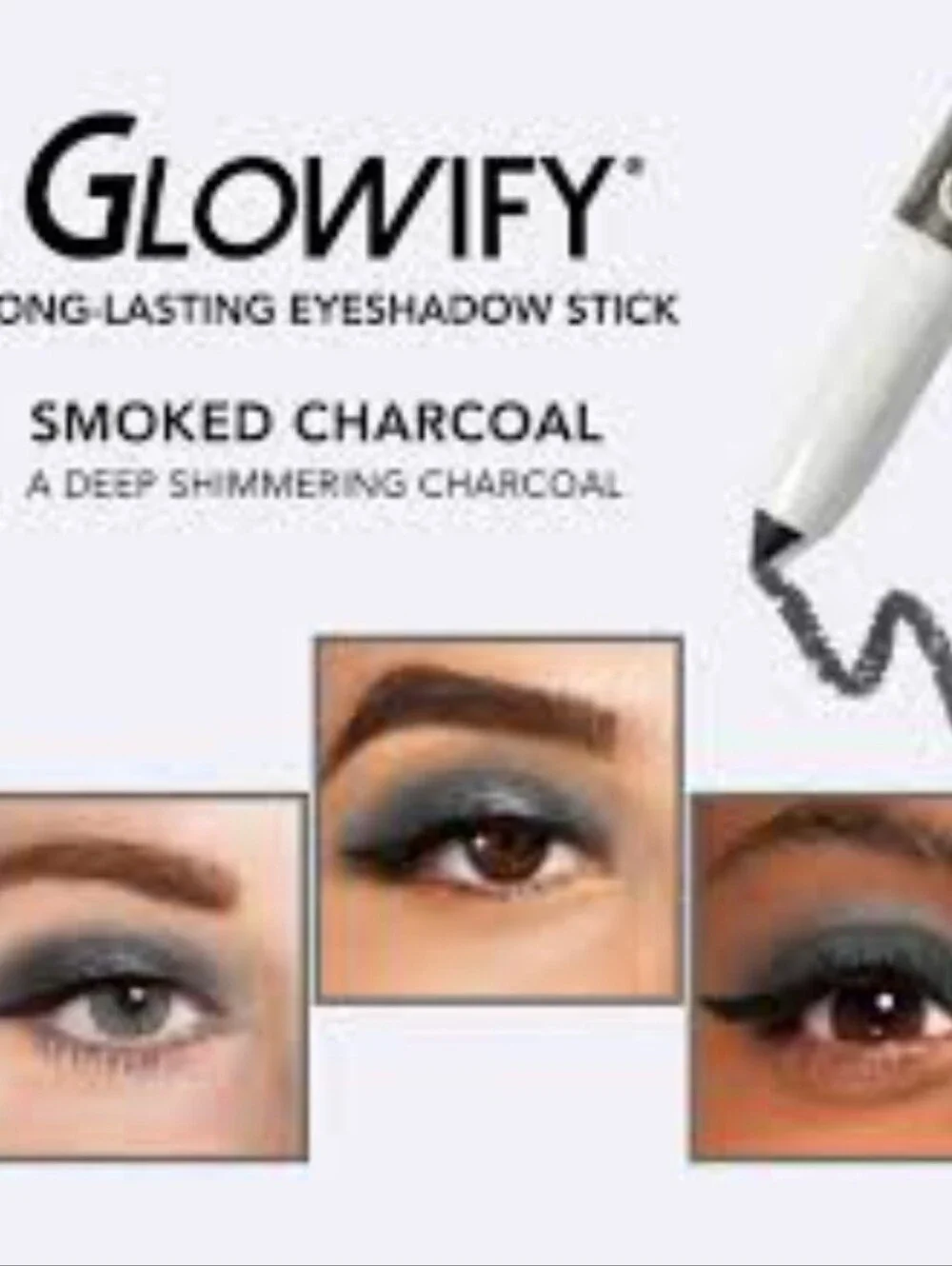 SeneGence Glowify Eyeshadow Stick - Smoked Charcoal Shimmer
